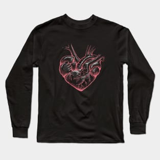 Anatomically (In)correct Heart Long Sleeve T-Shirt